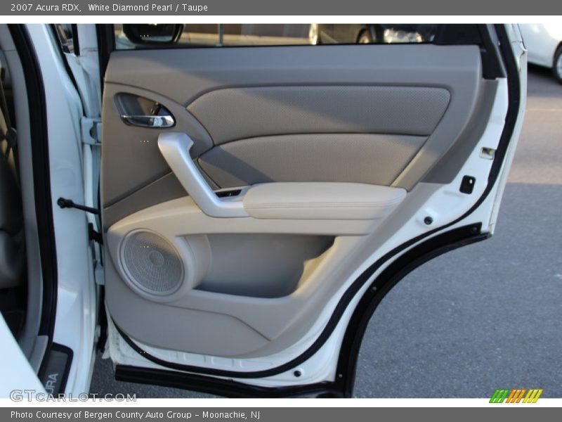 White Diamond Pearl / Taupe 2007 Acura RDX