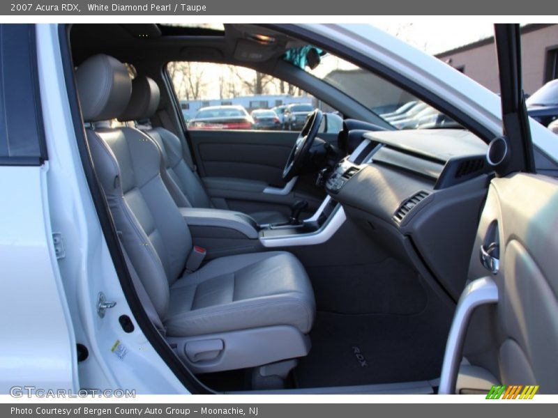 White Diamond Pearl / Taupe 2007 Acura RDX