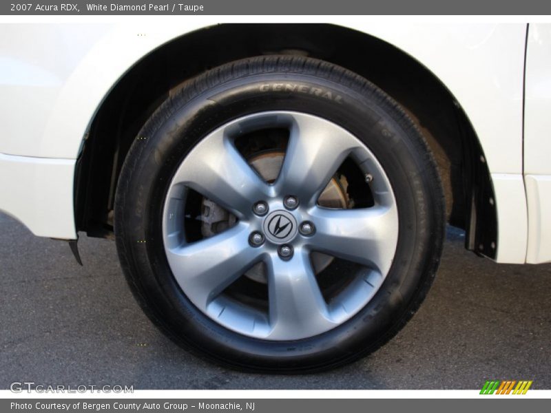 White Diamond Pearl / Taupe 2007 Acura RDX