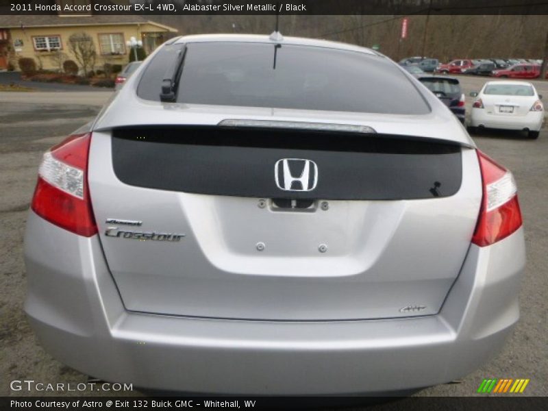 Alabaster Silver Metallic / Black 2011 Honda Accord Crosstour EX-L 4WD