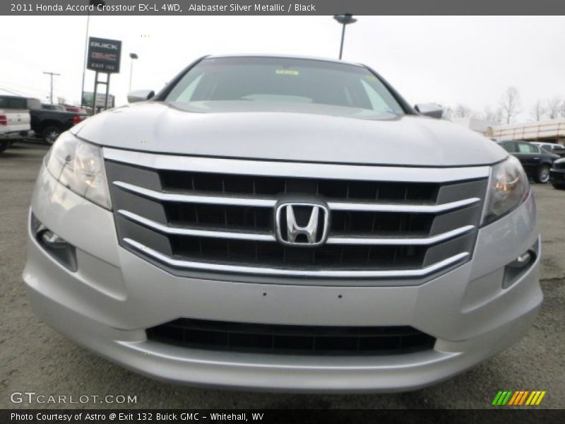 Alabaster Silver Metallic / Black 2011 Honda Accord Crosstour EX-L 4WD