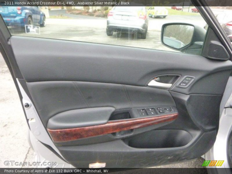 Alabaster Silver Metallic / Black 2011 Honda Accord Crosstour EX-L 4WD