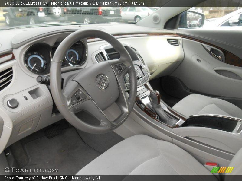 Midnight Blue Metallic / Dark Titanium/Light Titanium 2010 Buick LaCrosse CX