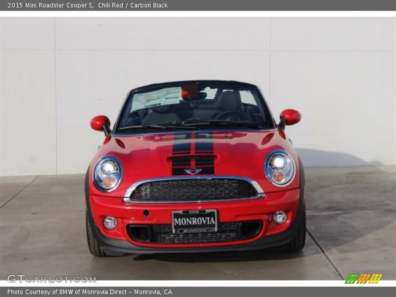 Chili Red / Carbon Black 2015 Mini Roadster Cooper S