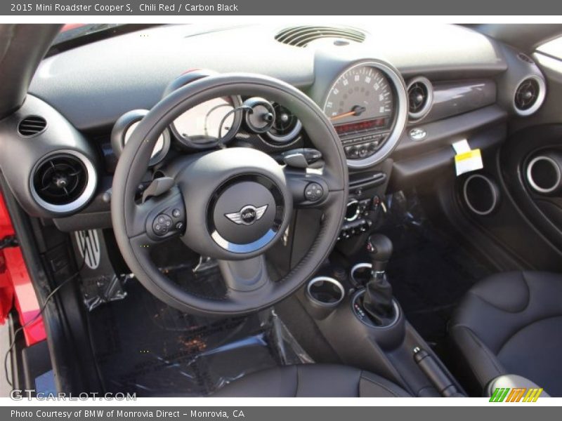 Chili Red / Carbon Black 2015 Mini Roadster Cooper S