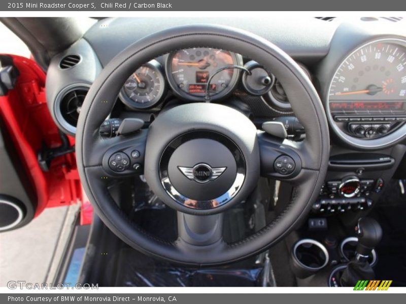 Chili Red / Carbon Black 2015 Mini Roadster Cooper S