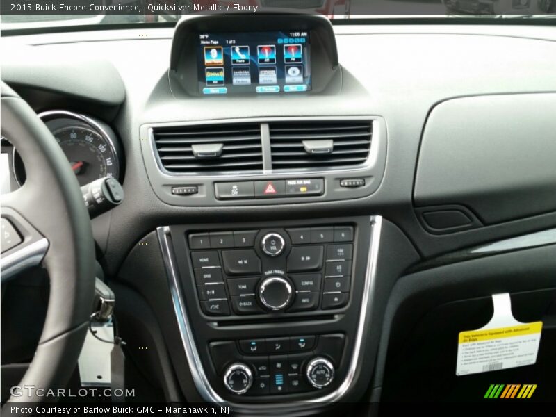 Controls of 2015 Encore Convenience
