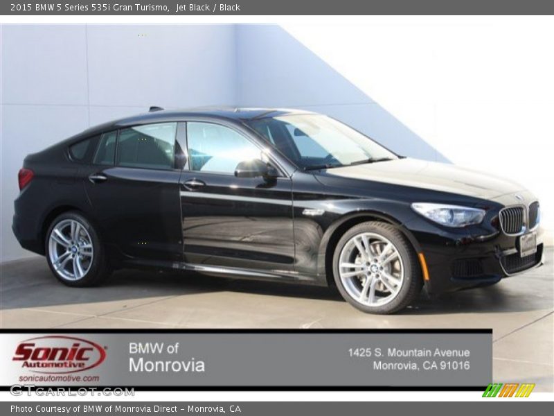 Jet Black / Black 2015 BMW 5 Series 535i Gran Turismo