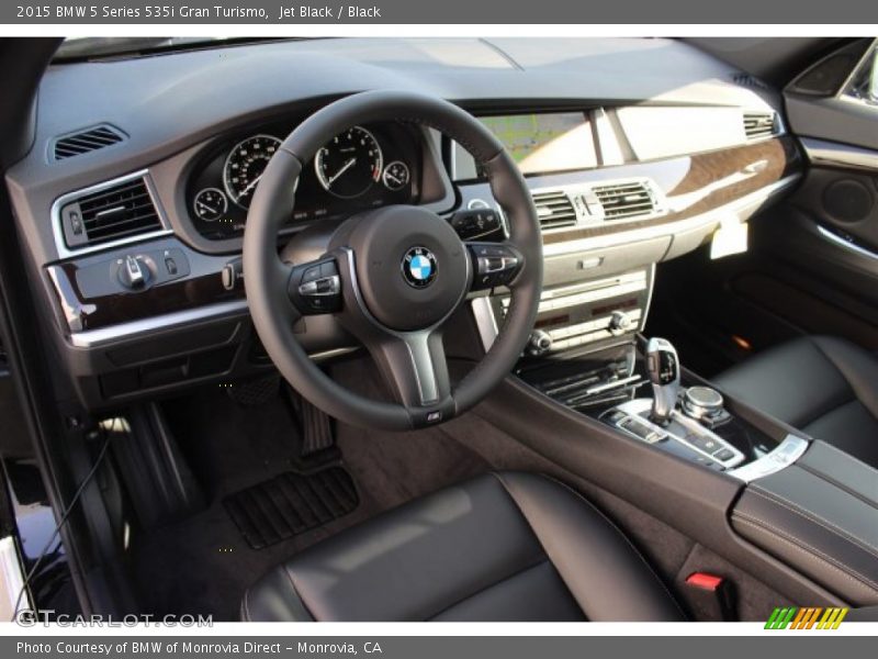 Jet Black / Black 2015 BMW 5 Series 535i Gran Turismo