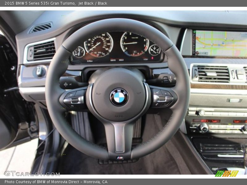 Jet Black / Black 2015 BMW 5 Series 535i Gran Turismo