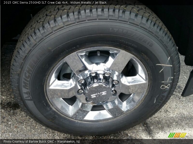 Iridium Metallic / Jet Black 2015 GMC Sierra 2500HD SLT Crew Cab 4x4