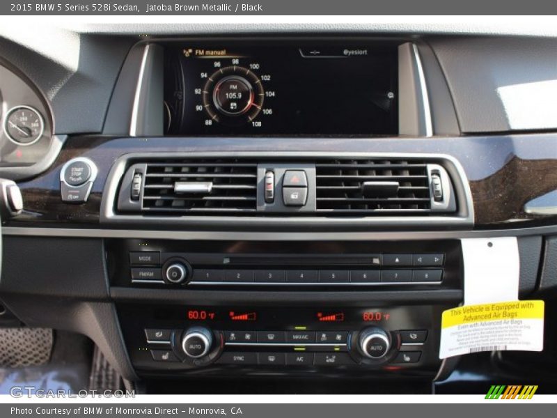 Jatoba Brown Metallic / Black 2015 BMW 5 Series 528i Sedan
