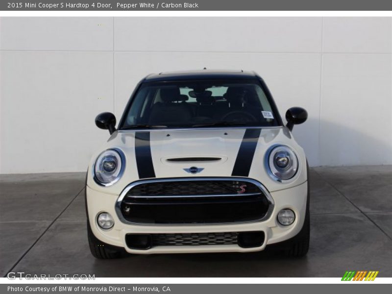 Pepper White / Carbon Black 2015 Mini Cooper S Hardtop 4 Door