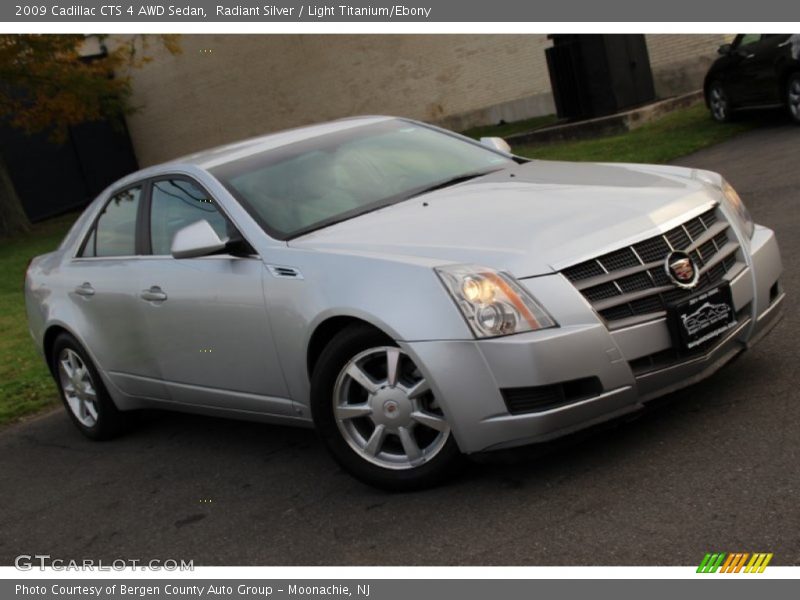 Radiant Silver / Light Titanium/Ebony 2009 Cadillac CTS 4 AWD Sedan