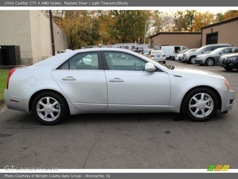 Radiant Silver / Light Titanium/Ebony 2009 Cadillac CTS 4 AWD Sedan