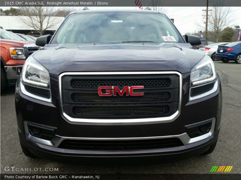Midnight Amethyst Metallic / Ebony 2015 GMC Acadia SLE