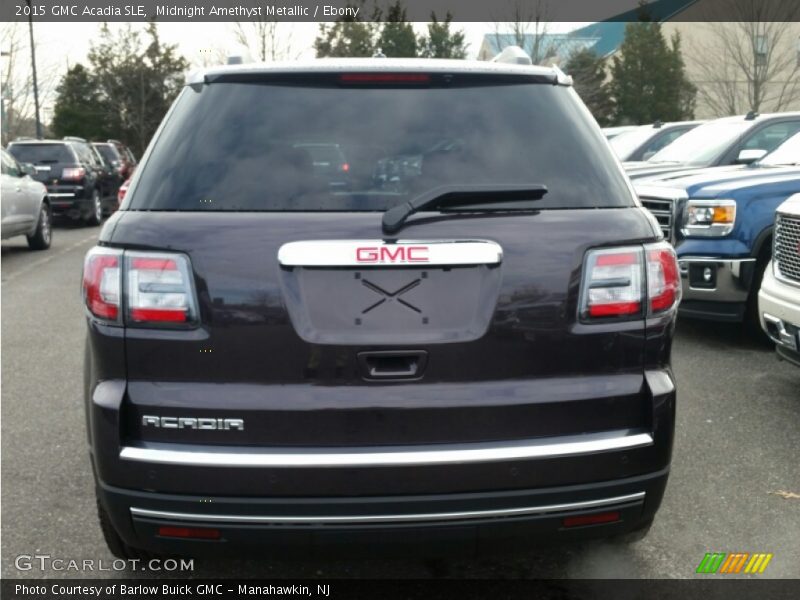 Midnight Amethyst Metallic / Ebony 2015 GMC Acadia SLE
