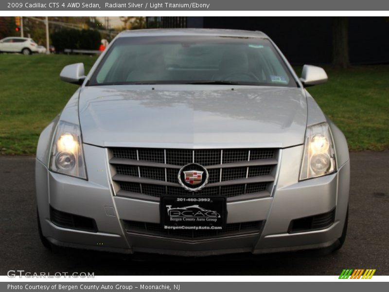 Radiant Silver / Light Titanium/Ebony 2009 Cadillac CTS 4 AWD Sedan