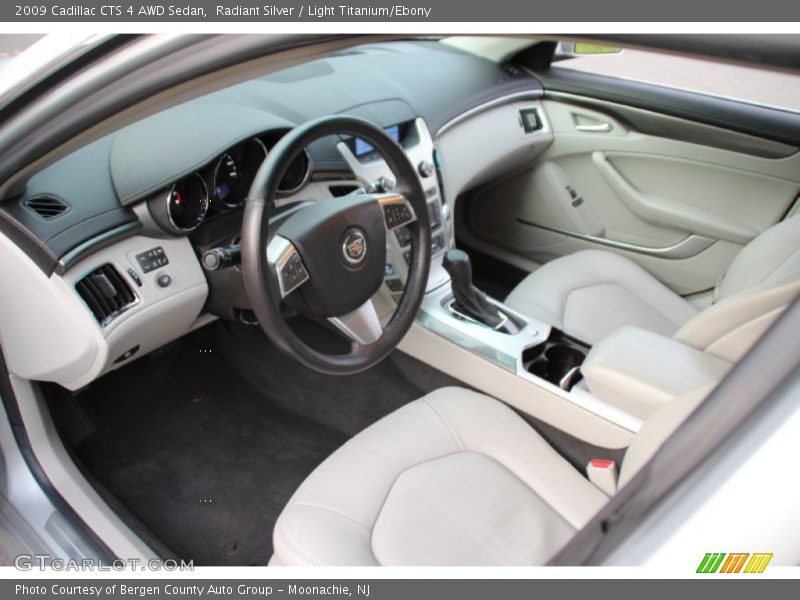 Radiant Silver / Light Titanium/Ebony 2009 Cadillac CTS 4 AWD Sedan