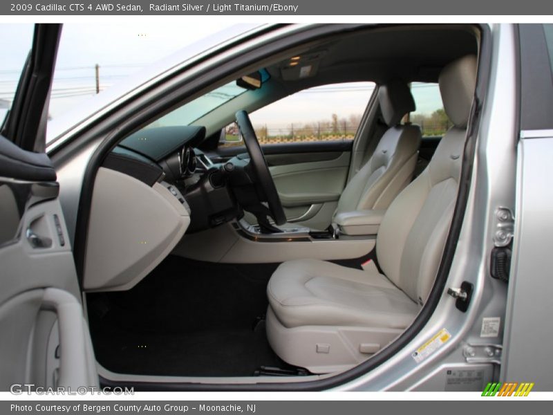 Radiant Silver / Light Titanium/Ebony 2009 Cadillac CTS 4 AWD Sedan