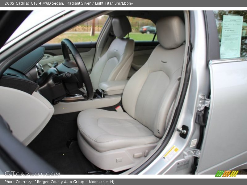 Radiant Silver / Light Titanium/Ebony 2009 Cadillac CTS 4 AWD Sedan