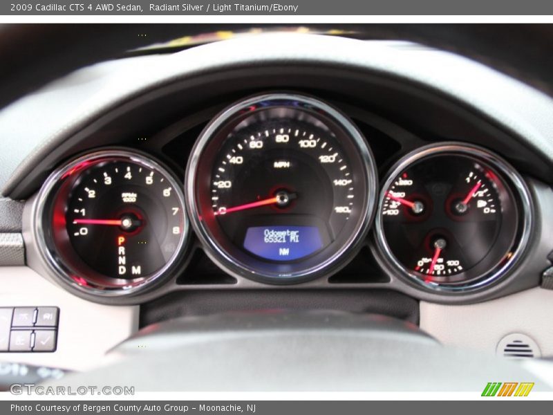 Radiant Silver / Light Titanium/Ebony 2009 Cadillac CTS 4 AWD Sedan