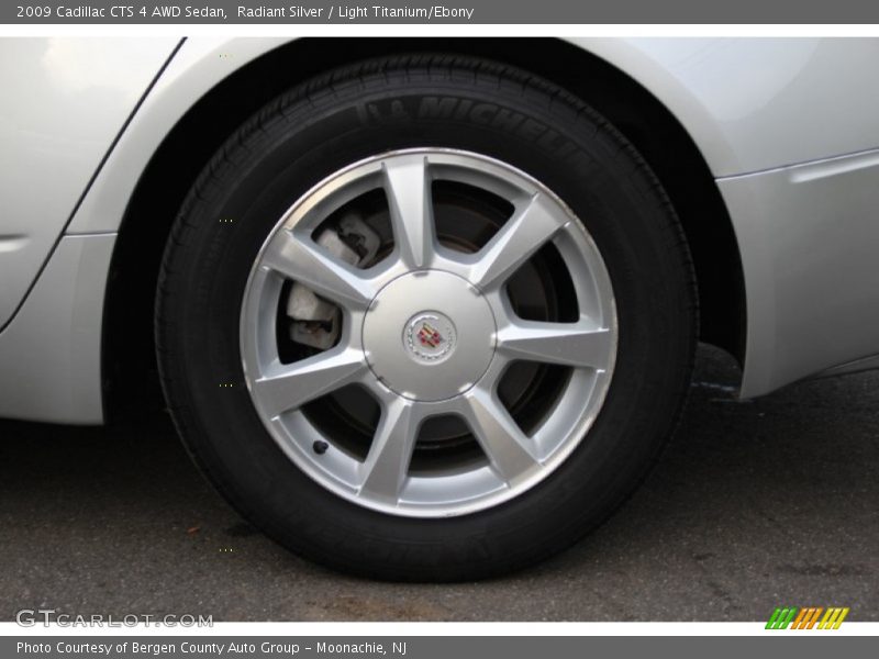 Radiant Silver / Light Titanium/Ebony 2009 Cadillac CTS 4 AWD Sedan