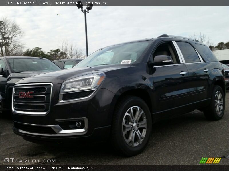 Iridium Metallic / Light Titanium 2015 GMC Acadia SLT AWD