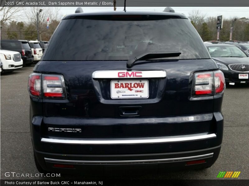 Dark Sapphire Blue Metallic / Ebony 2015 GMC Acadia SLE