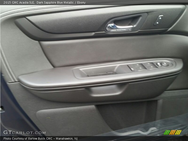 Dark Sapphire Blue Metallic / Ebony 2015 GMC Acadia SLE