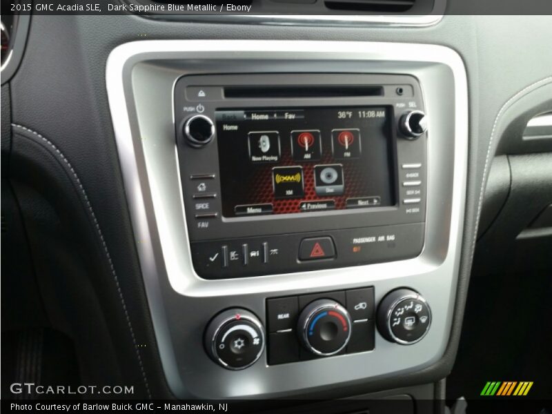 Dark Sapphire Blue Metallic / Ebony 2015 GMC Acadia SLE