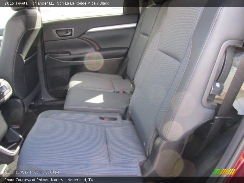 Ooh La La Rouge Mica / Black 2015 Toyota Highlander LE