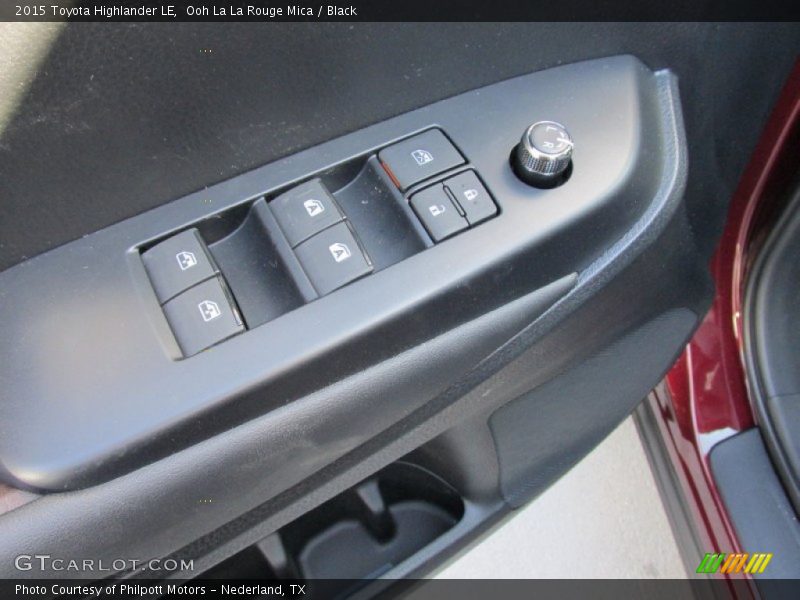 Ooh La La Rouge Mica / Black 2015 Toyota Highlander LE