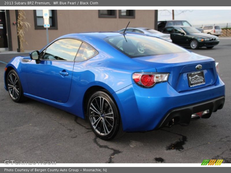 WR Blue Pearl / Black Cloth 2013 Subaru BRZ Premium