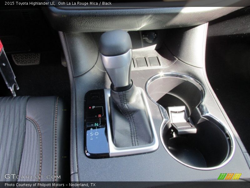 Ooh La La Rouge Mica / Black 2015 Toyota Highlander LE