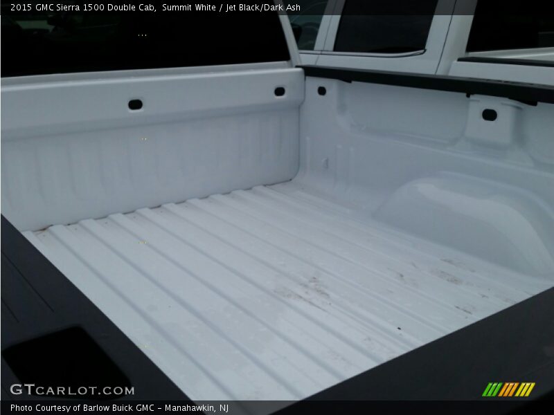 Summit White / Jet Black/Dark Ash 2015 GMC Sierra 1500 Double Cab