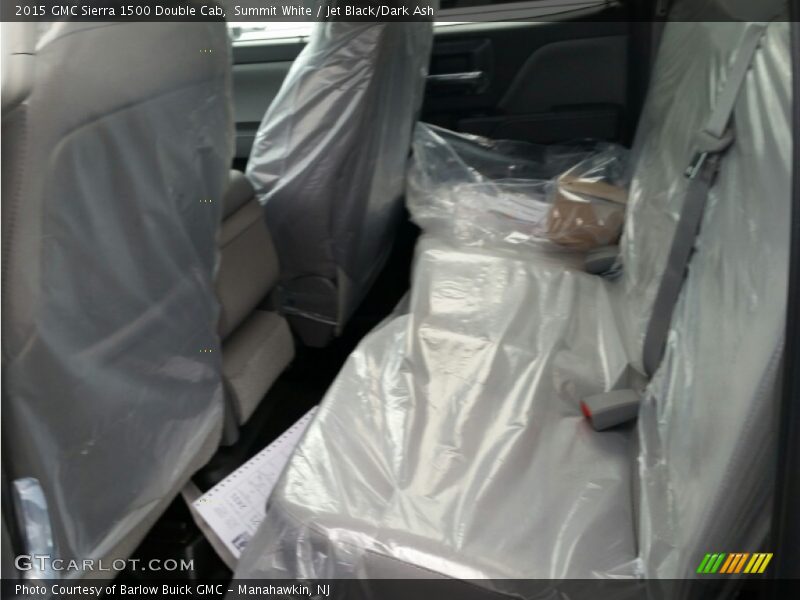 Summit White / Jet Black/Dark Ash 2015 GMC Sierra 1500 Double Cab