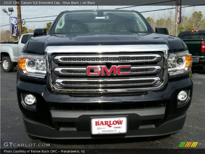 Onyx Black / Jet Black 2015 GMC Canyon SLE Extended Cab