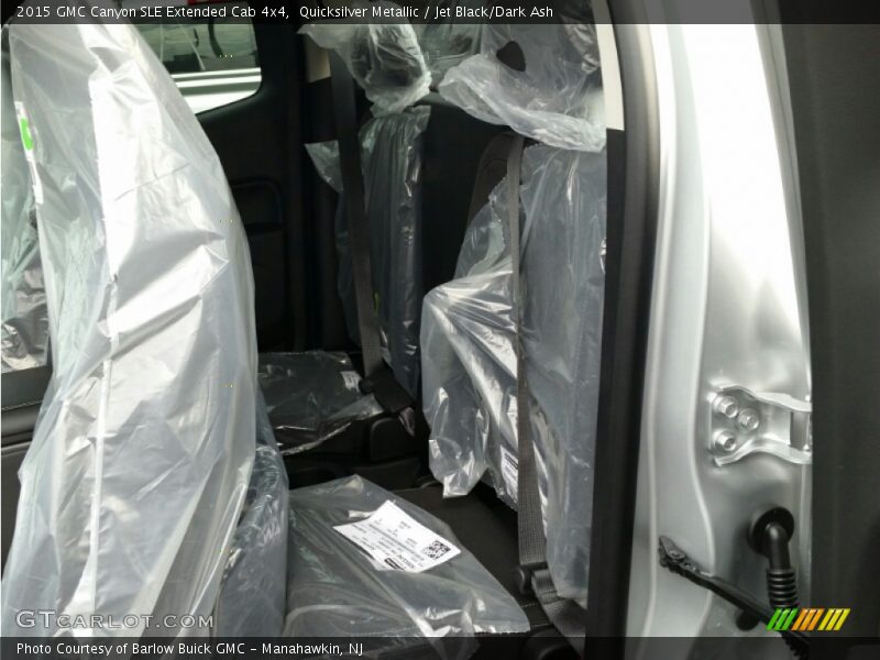 Quicksilver Metallic / Jet Black/Dark Ash 2015 GMC Canyon SLE Extended Cab 4x4