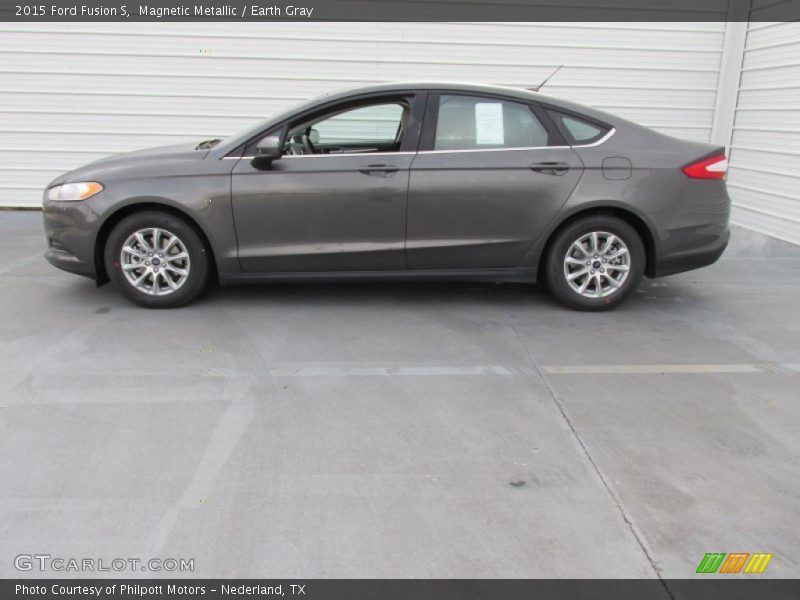 Magnetic Metallic / Earth Gray 2015 Ford Fusion S