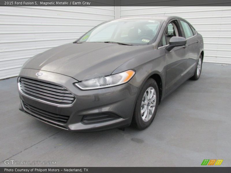 Magnetic Metallic / Earth Gray 2015 Ford Fusion S