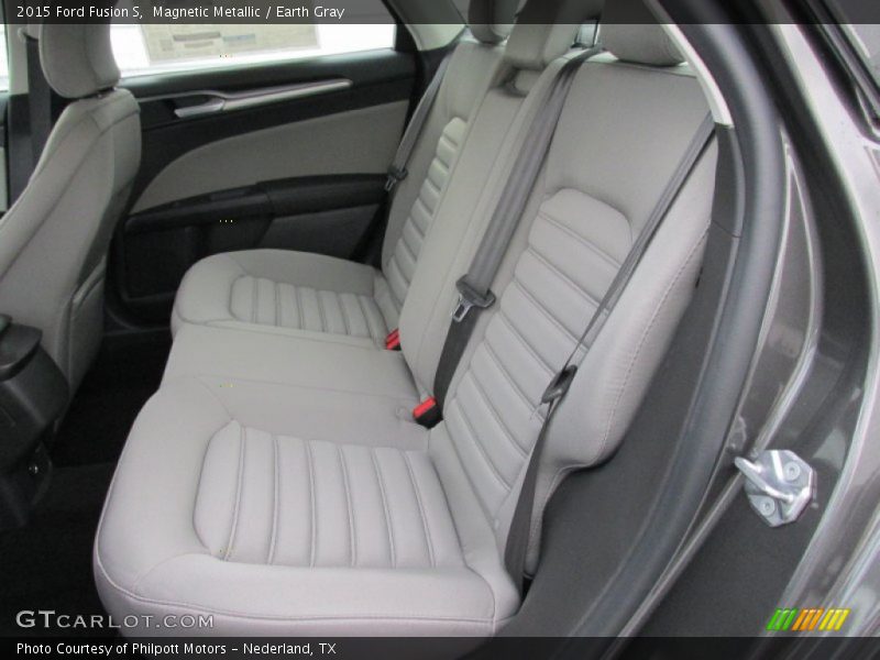 Rear Seat of 2015 Fusion S