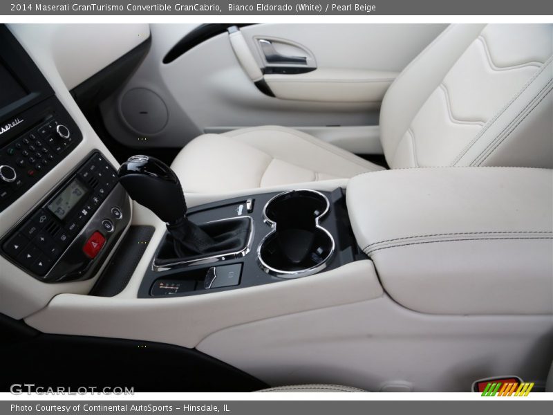 Bianco Eldorado (White) / Pearl Beige 2014 Maserati GranTurismo Convertible GranCabrio
