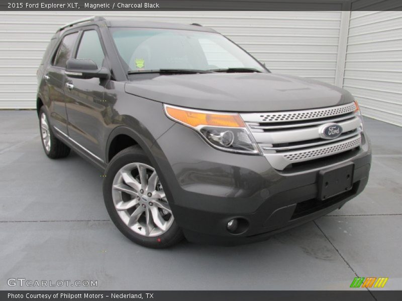 Magnetic / Charcoal Black 2015 Ford Explorer XLT