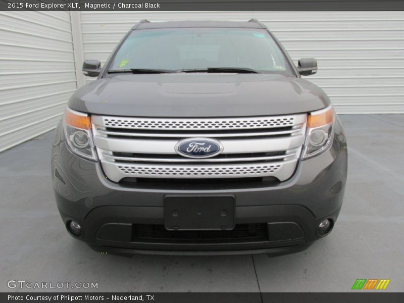 Magnetic / Charcoal Black 2015 Ford Explorer XLT