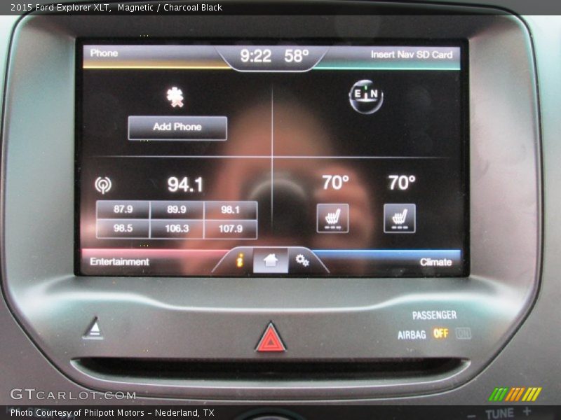 Magnetic / Charcoal Black 2015 Ford Explorer XLT