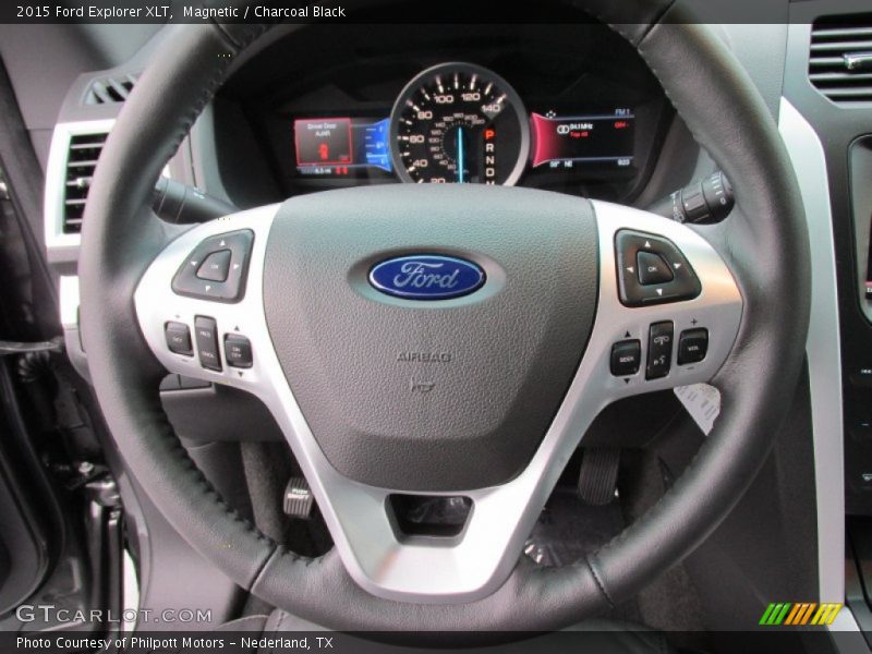 Magnetic / Charcoal Black 2015 Ford Explorer XLT