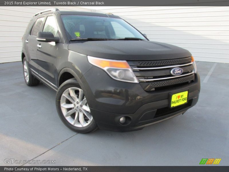 Tuxedo Black / Charcoal Black 2015 Ford Explorer Limited