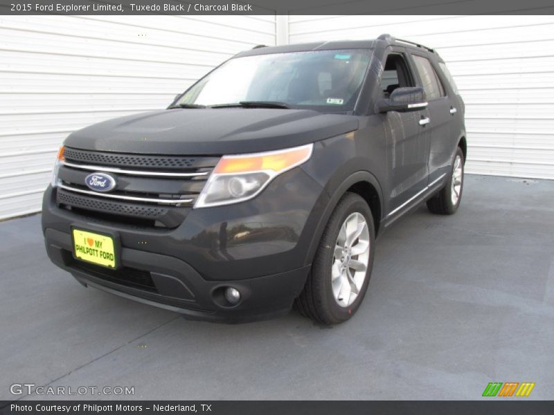 Tuxedo Black / Charcoal Black 2015 Ford Explorer Limited