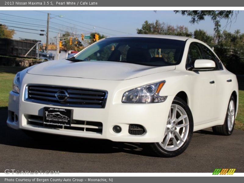 Pearl White / Cafe Latte 2013 Nissan Maxima 3.5 S